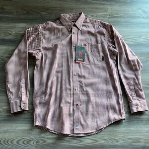 Ariat FR Long-Sleeved Shirt - Men’s Medium Red